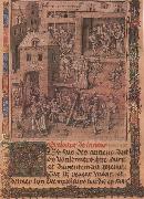 bild av en stad fran senare delen av 1400 talet unknow artist